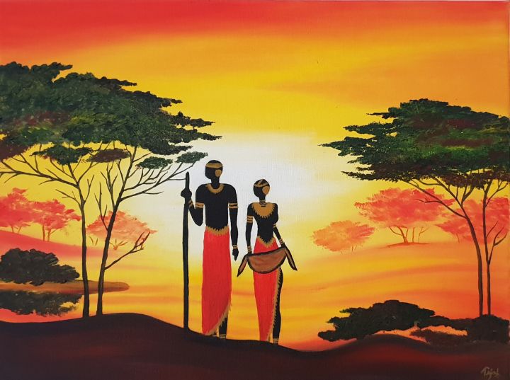 African sunset - Utsav by Tejal