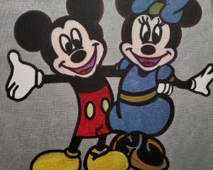 Mickey loves minnie