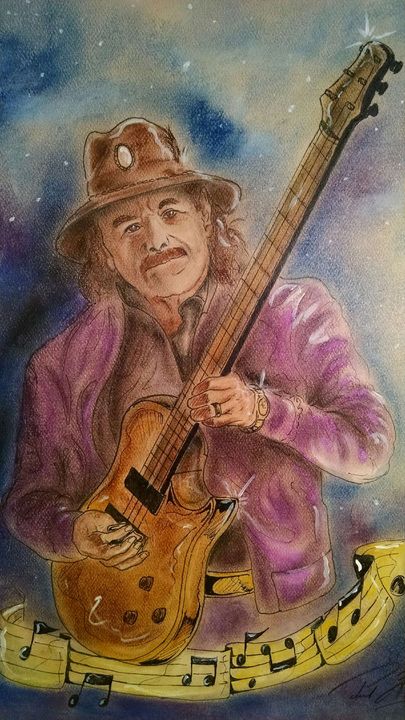 Carlos Santana Art On Sale