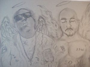 " Gods of the mic" biggie and 2pac
