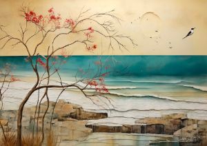 Stoked ! - The ART of G'iles - Paintings & Prints, Landscapes & Nature,  Beach & Ocean, Waves - ArtPal