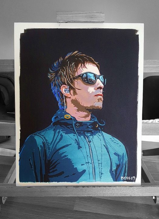 Liam Gallagher BESS Paintings Prints People Figures