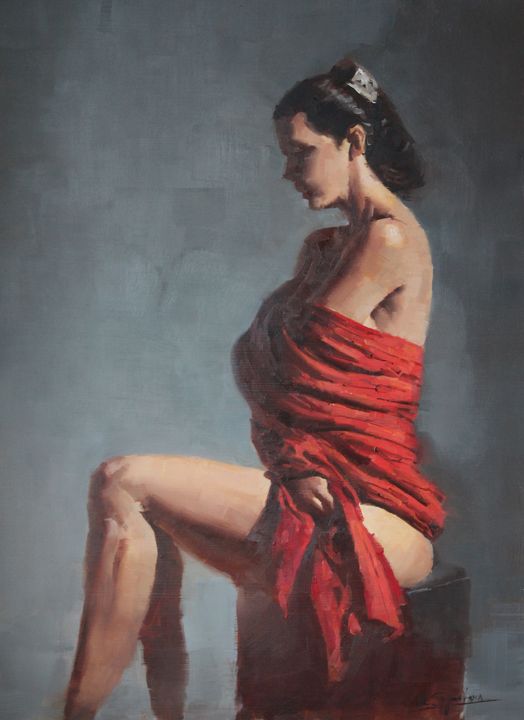 Red Cloth - Mark Sypesteyn fine art