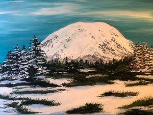 Winter at Mount Rainier