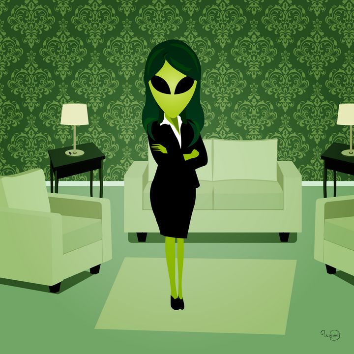 female alien design