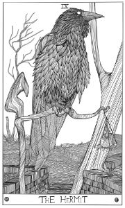The Hermit (Raven Deck)