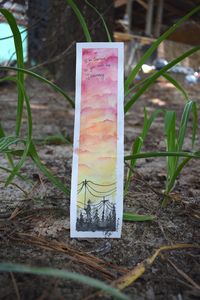Sunset Bookmark