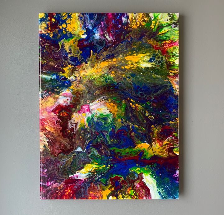 Handmade 12"x16"x 1/2" - Abstract Art by Roger