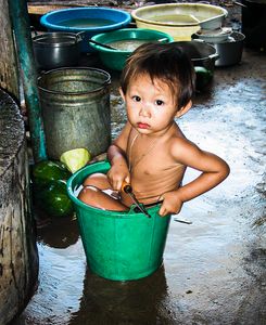 Bath in a Bucket, Vietnam