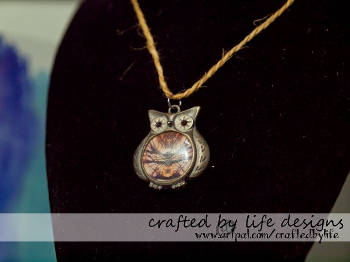 Metal hot sale owl necklace