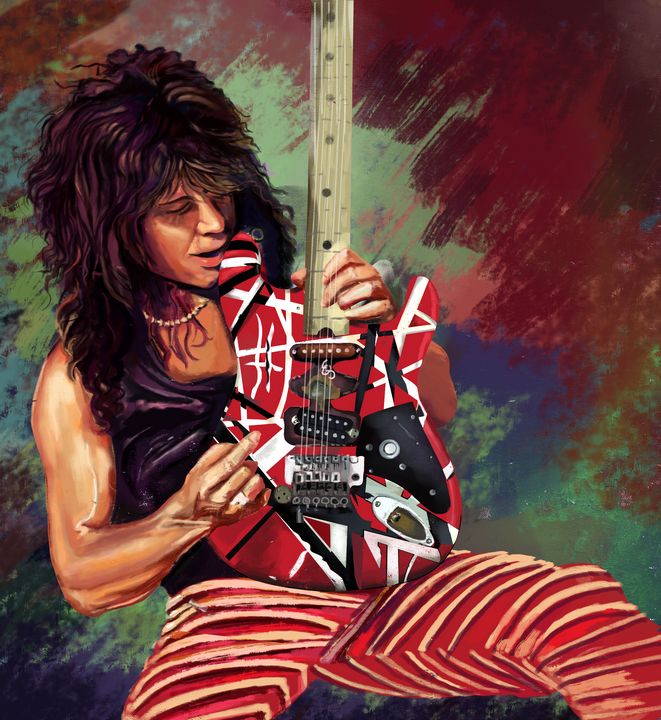 Eddie Van Halen Guitar Music Legend - Gallery Hope The Art of Loving ...