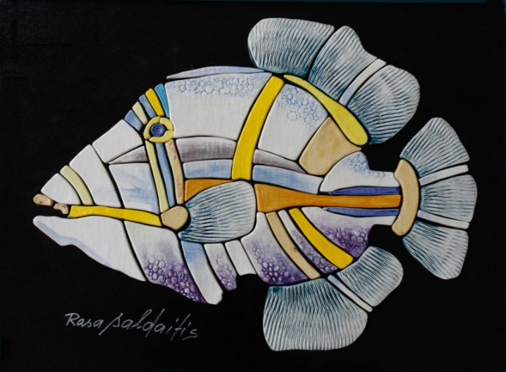 Handmade Ceramic Fish Art by Rosa - Gallery Hope The Art of Loving Kindness