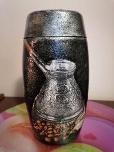 Coffee jar - Katya's Art