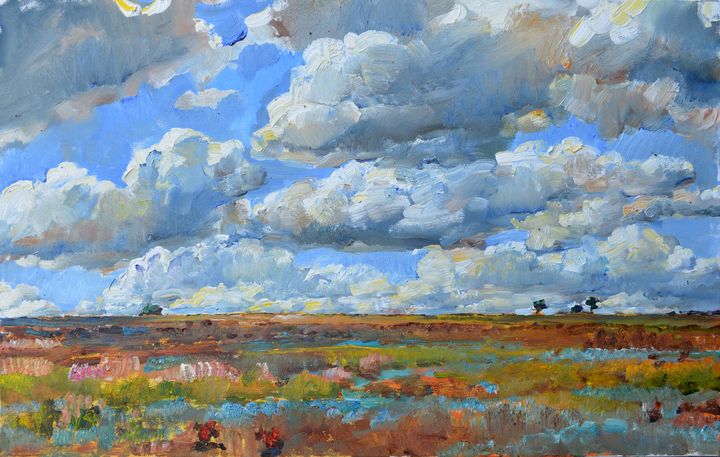 Sky clouds, steppe - Kutsachenko Andrii