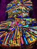 Fused dichroic glass violin
