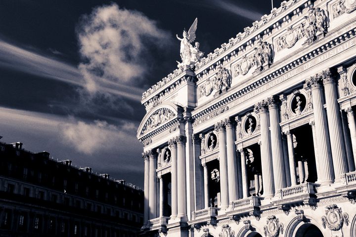 Angel On The Palais Garnier Opera Ho - Christopher Maxum Photography