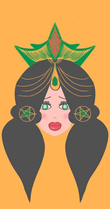Green eyed goddess Goddess Green