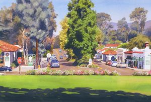 Rancho Santa Fe California - Mary Helmreich California Watercolors