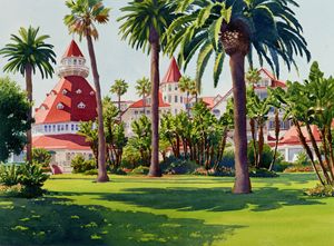 Hotel Del Coronado - Mary Helmreich California Watercolors