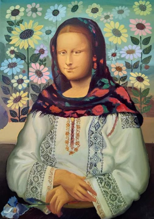 Romanian Monalisa - Florin Bejinari art