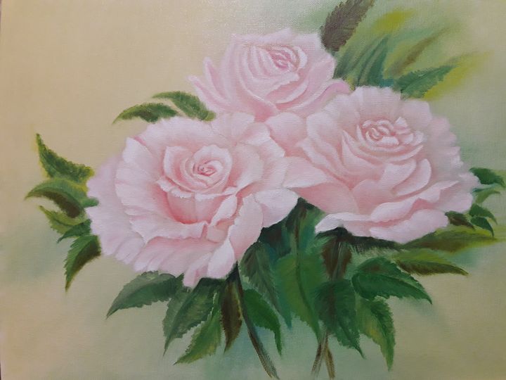 Розы - Oil painting