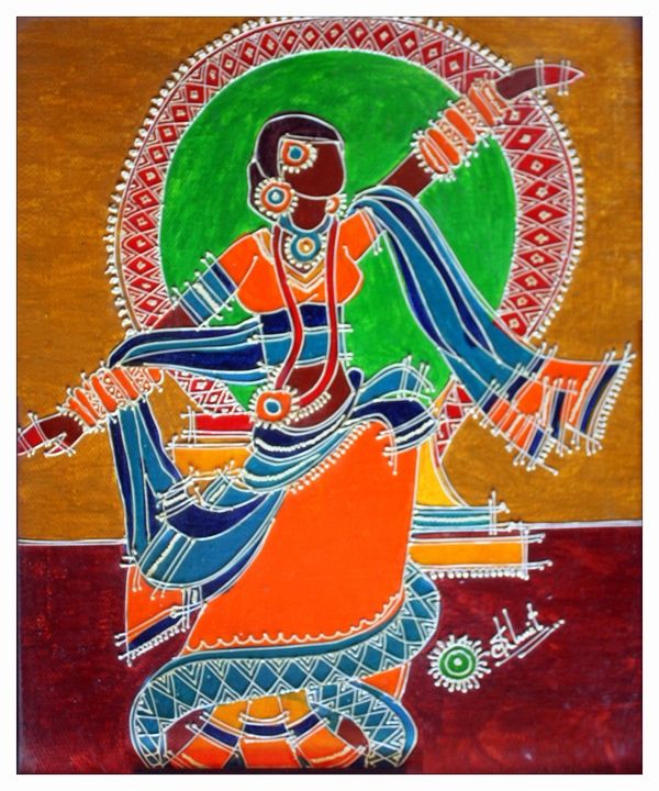 indian apsara paintings