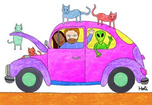The Extra-Terrestrial and the cats