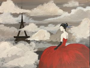 fitted lace wedding dress Amazon.com: Romantic Paris Art Eiffel Tower Red Dress Woman Painting Modern  Art Canvas Printing Home Living Room Wall Art (2) Wall Art Paintings Canvas  Wall Decor Home Decor Living Room Decor Aesthetic main image 0