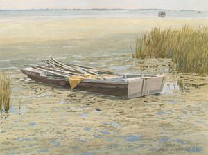 Duck Blind - Boat | Texas Art Prints