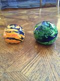 Glass blown paper weights
