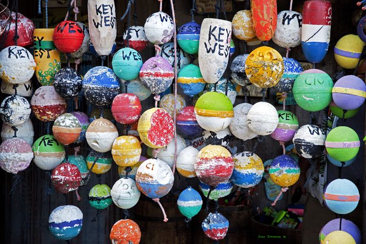 Colorful Key West Lobster Buoys - John Stephens - Photography