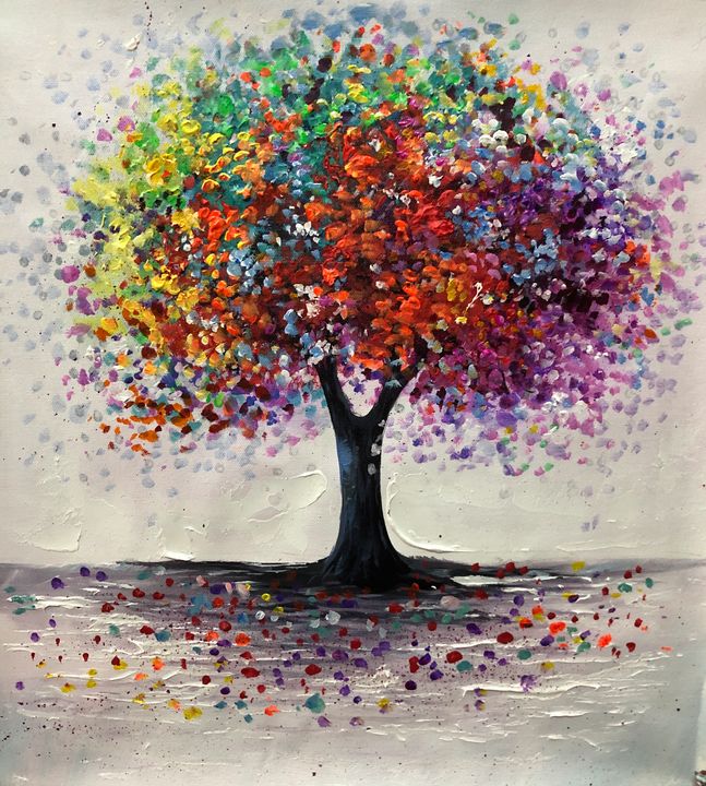 Tree painting - Kuldeep fine art