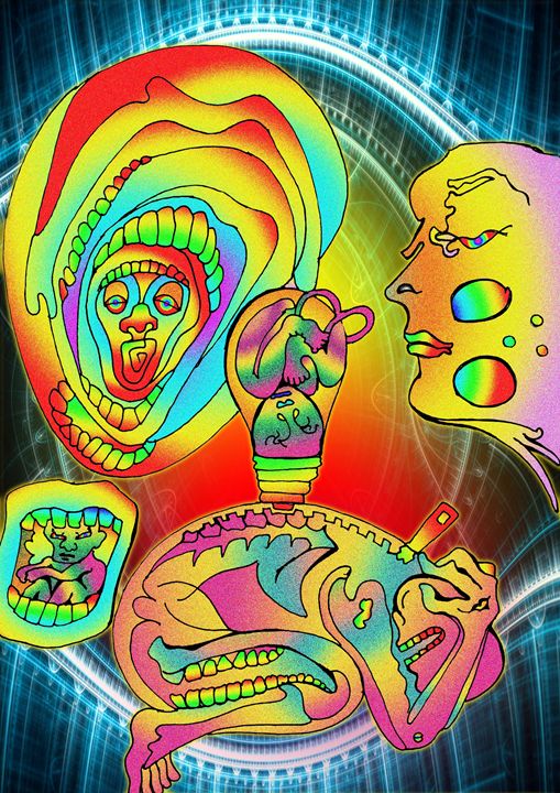 tell the tooth - Sublimely Surreal - Drawings & Illustration, Abstract ...