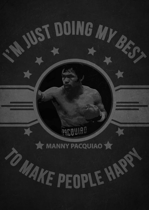 Manny Pacquiao Quote - Print_shop