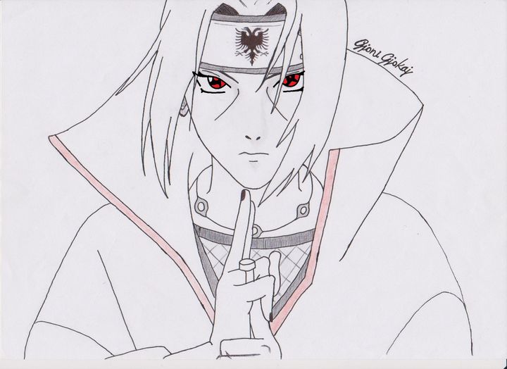 Itachi Uchiha Drawing - How To Draw Itachi Uchiha Step By Step