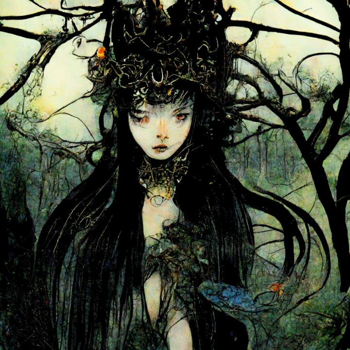 lilith goddess of wild freedom - mindfulplanet - Digital Art & AI