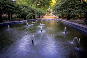 Chicago's Art Institute garden