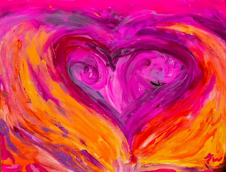 Heart Shape Candle - Krishna's Art Gallery - Paintings & Prints, Abstract,  Other Abstract - ArtPal