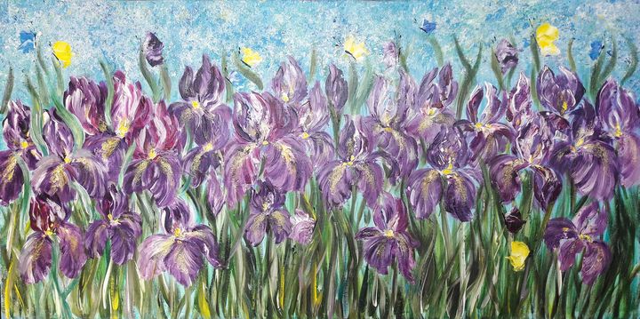 irises - LanaArtPal - Paintings & Prints, Flowers, Plants, & Trees ...