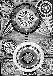 Mandala Dream - Weltschmerz14 - Drawings & Illustration, Abstract 