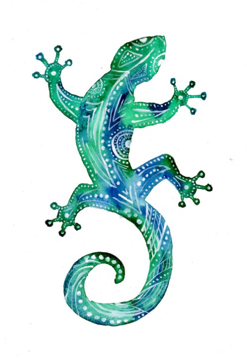 Gecko Tattoo Design | Lizard Tattoo