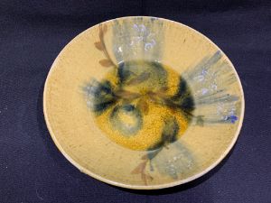 Pincushion Flower Plate