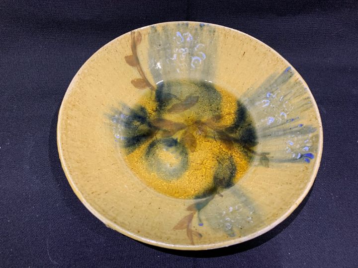 Pincushion Flower Plate - L.Dove Pottery