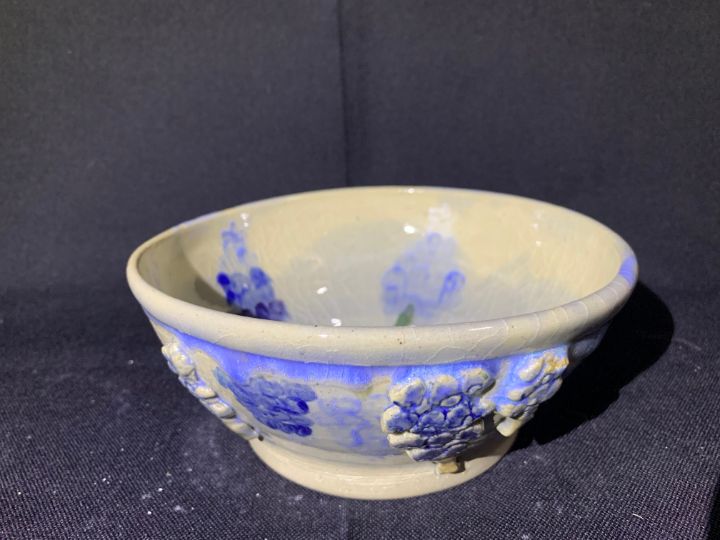 Grape Hyacinth Bowl - L.Dove Pottery