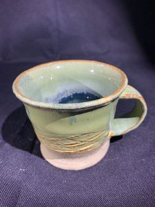 Light Green Espresso Cup - L.Dove Pottery