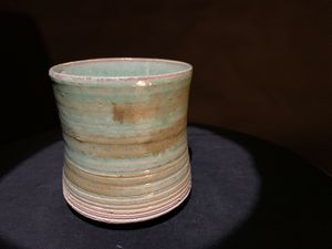 Green Striped - L.Dove Pottery