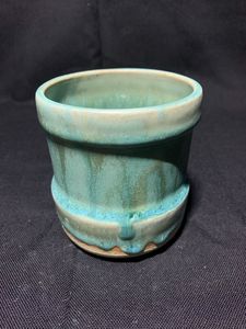 Turquoise Pencil Cup - L.Dove Pottery
