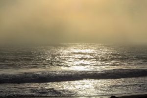 San Simeon Coast Foggy-Sunny Ocean