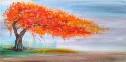 Autumn Tree - HallArtwork