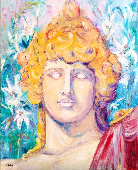 Dionysus and Lilies - Natalia Shchipakina
